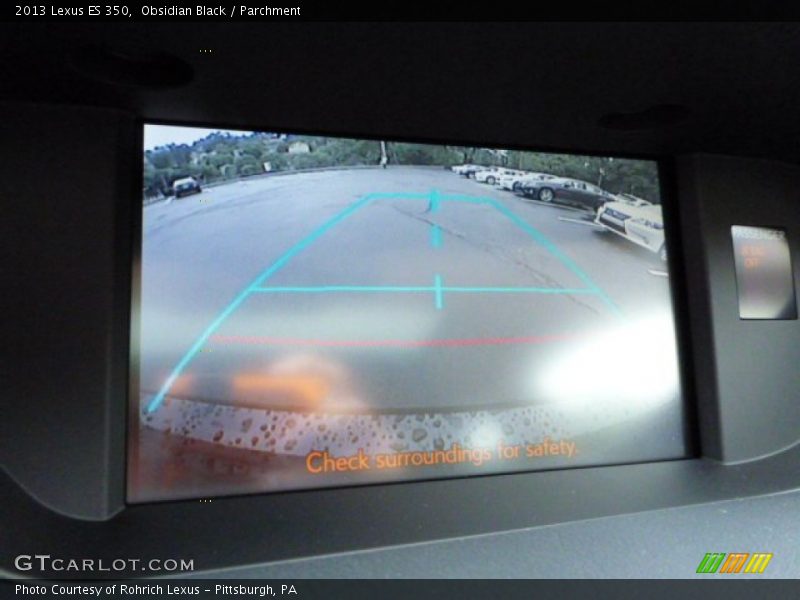 Obsidian Black / Parchment 2013 Lexus ES 350
