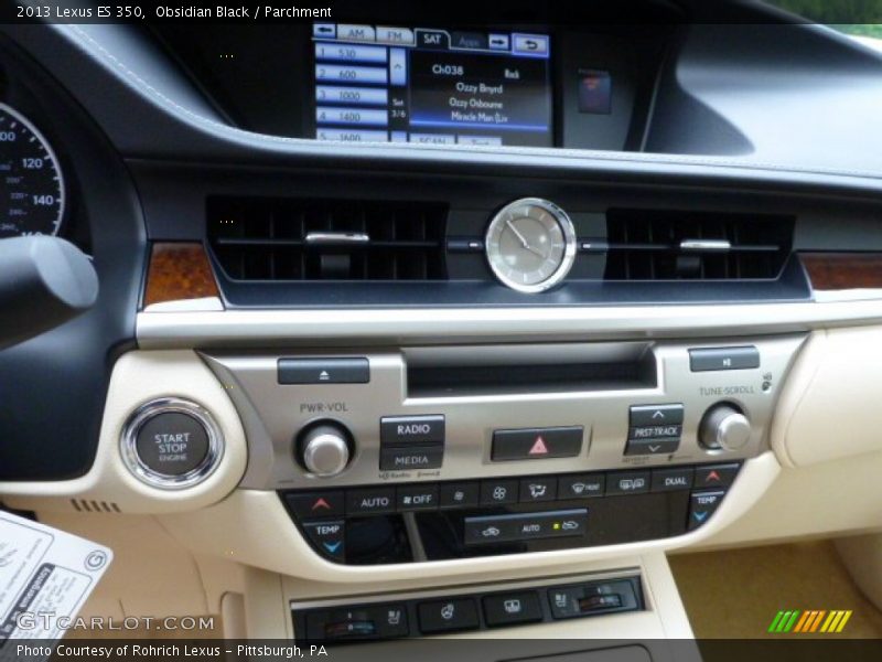 Obsidian Black / Parchment 2013 Lexus ES 350