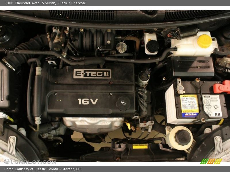 Black / Charcoal 2006 Chevrolet Aveo LS Sedan