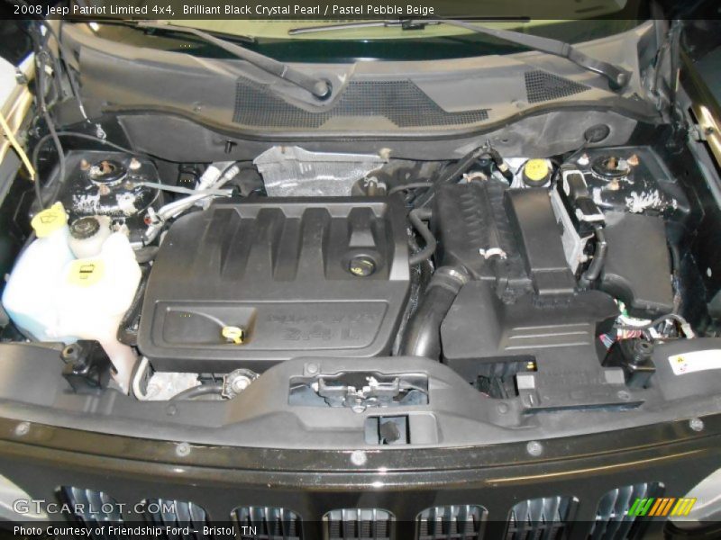 Brilliant Black Crystal Pearl / Pastel Pebble Beige 2008 Jeep Patriot Limited 4x4
