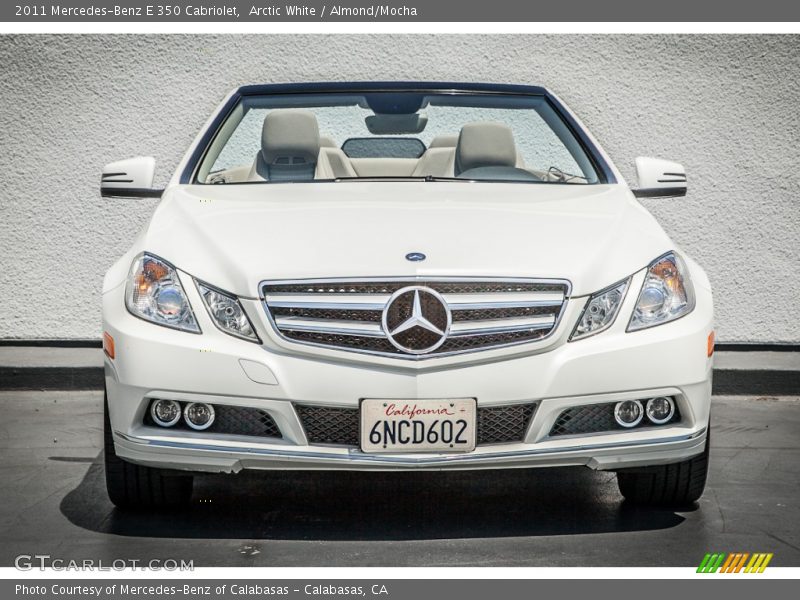 Arctic White / Almond/Mocha 2011 Mercedes-Benz E 350 Cabriolet