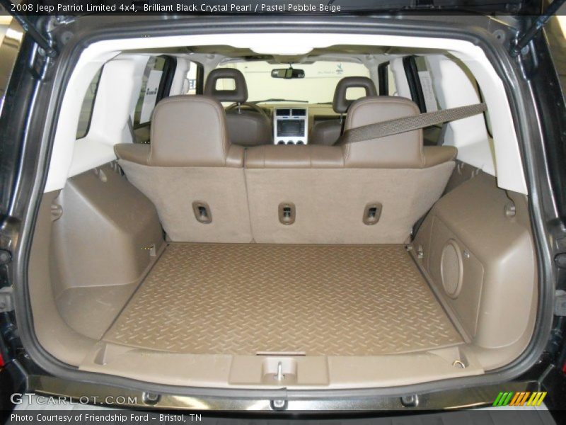 Brilliant Black Crystal Pearl / Pastel Pebble Beige 2008 Jeep Patriot Limited 4x4
