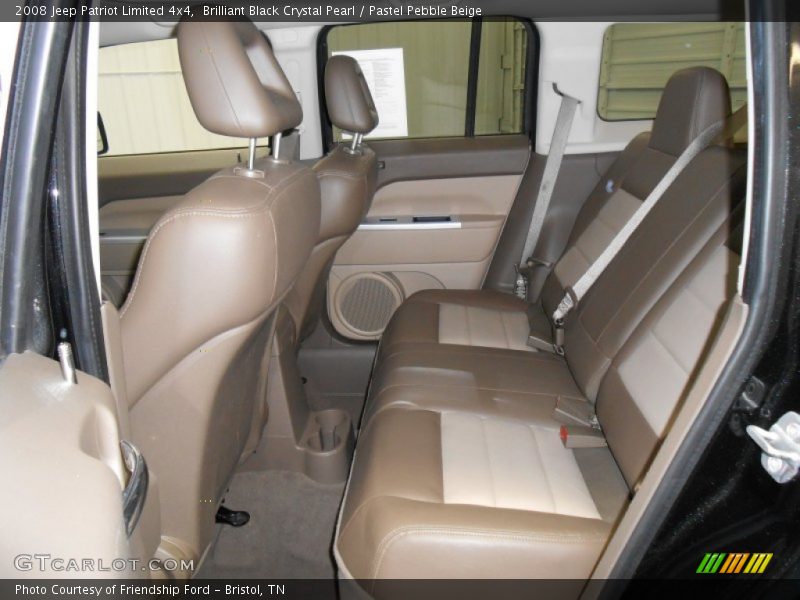 Brilliant Black Crystal Pearl / Pastel Pebble Beige 2008 Jeep Patriot Limited 4x4