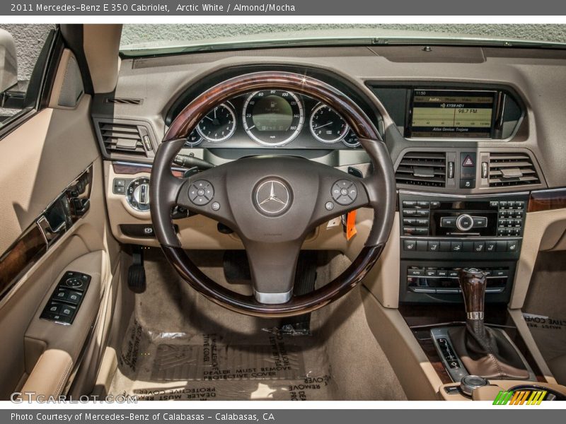 Arctic White / Almond/Mocha 2011 Mercedes-Benz E 350 Cabriolet