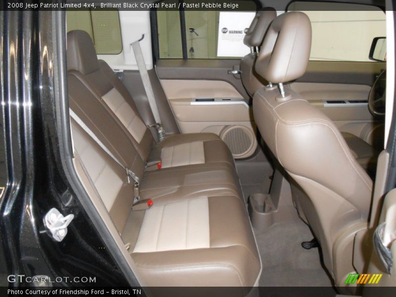 Brilliant Black Crystal Pearl / Pastel Pebble Beige 2008 Jeep Patriot Limited 4x4