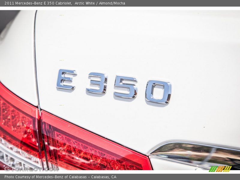 Arctic White / Almond/Mocha 2011 Mercedes-Benz E 350 Cabriolet
