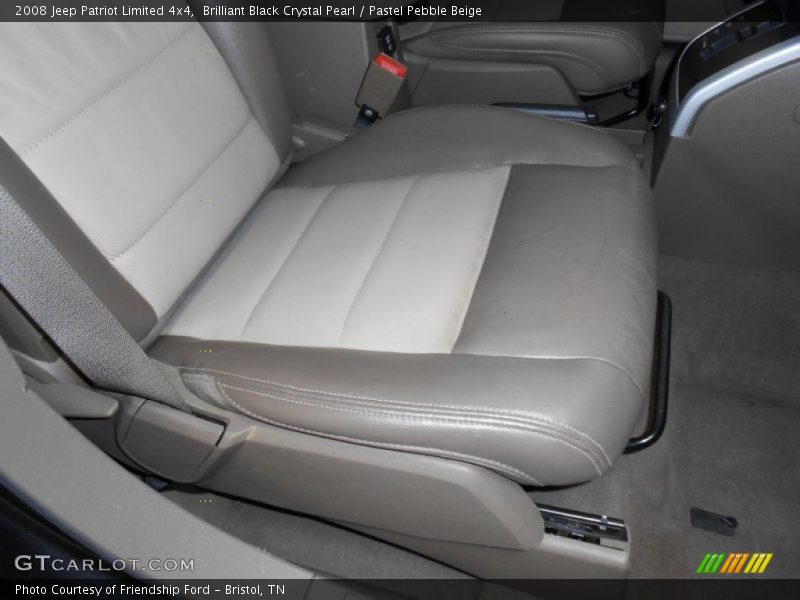 Brilliant Black Crystal Pearl / Pastel Pebble Beige 2008 Jeep Patriot Limited 4x4