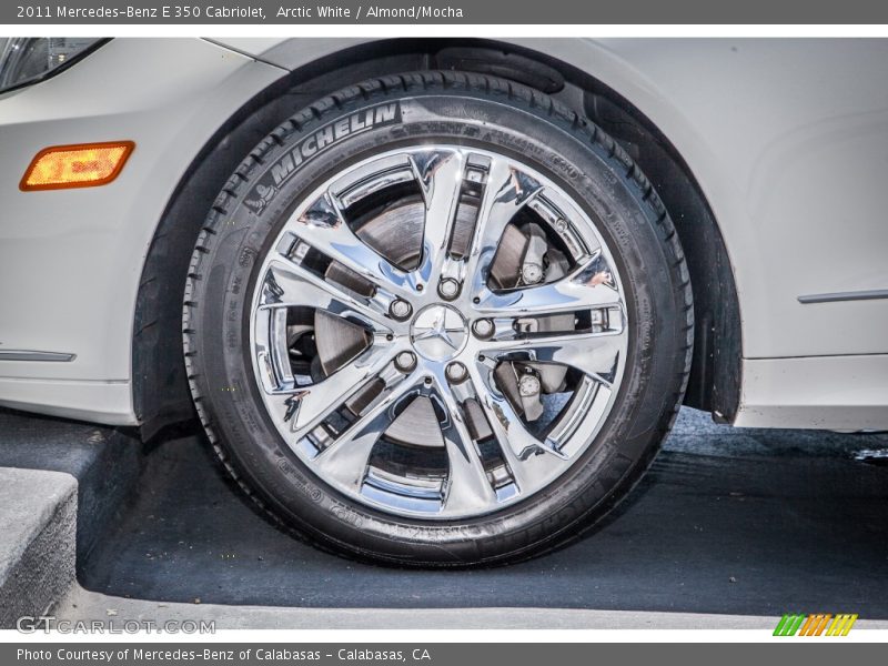 Arctic White / Almond/Mocha 2011 Mercedes-Benz E 350 Cabriolet