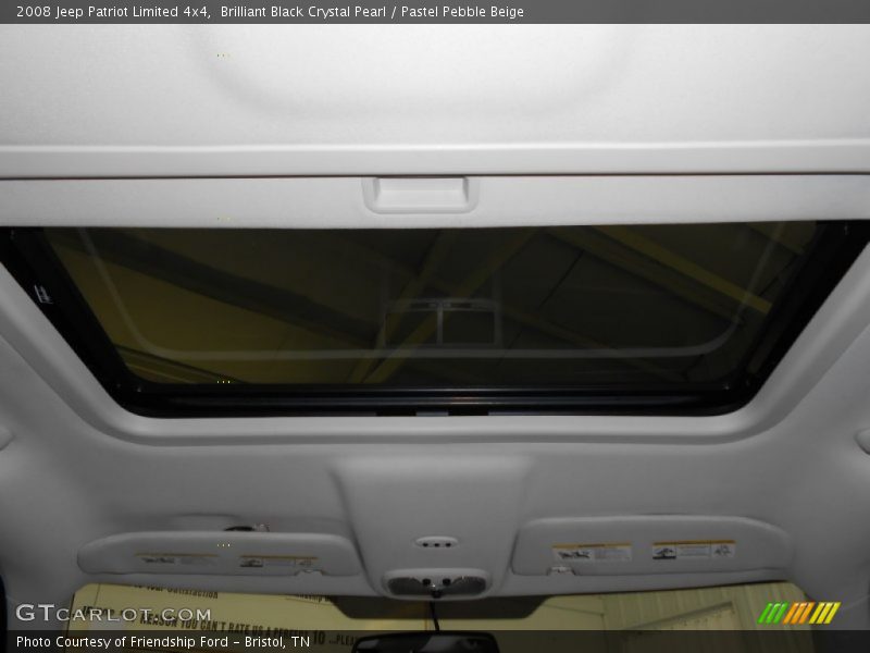 Brilliant Black Crystal Pearl / Pastel Pebble Beige 2008 Jeep Patriot Limited 4x4