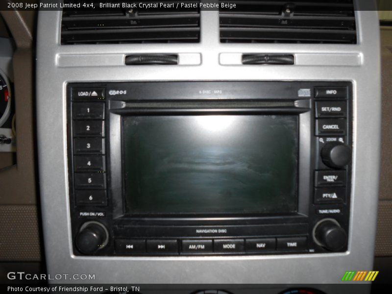Brilliant Black Crystal Pearl / Pastel Pebble Beige 2008 Jeep Patriot Limited 4x4