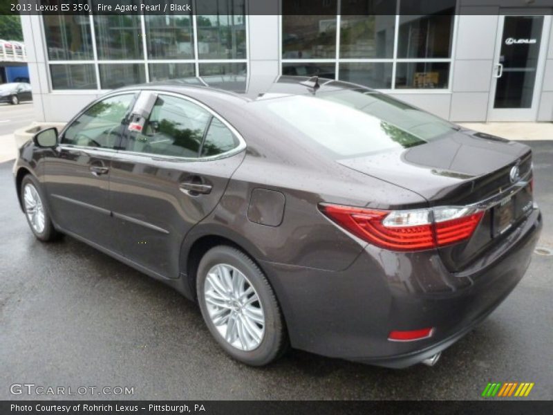 Fire Agate Pearl / Black 2013 Lexus ES 350