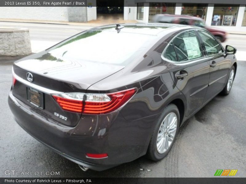 Fire Agate Pearl / Black 2013 Lexus ES 350