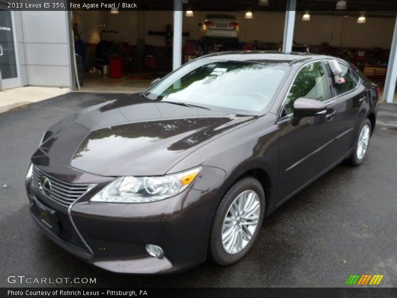 Fire Agate Pearl / Black 2013 Lexus ES 350