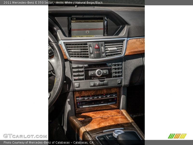 Arctic White / Natural Beige/Black 2011 Mercedes-Benz E 350 Sedan