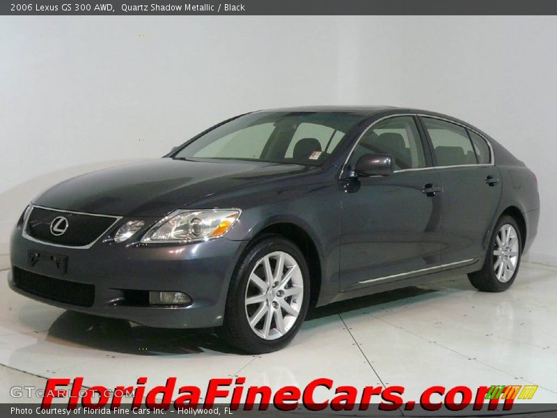 Quartz Shadow Metallic / Black 2006 Lexus GS 300 AWD