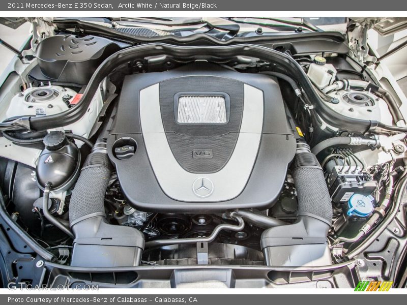 Arctic White / Natural Beige/Black 2011 Mercedes-Benz E 350 Sedan