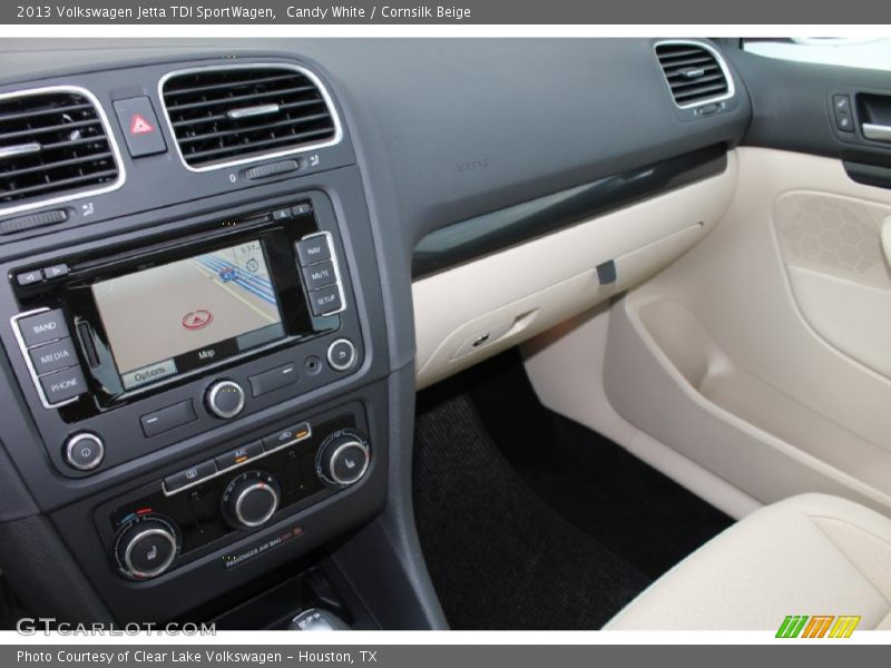 Candy White / Cornsilk Beige 2013 Volkswagen Jetta TDI SportWagen