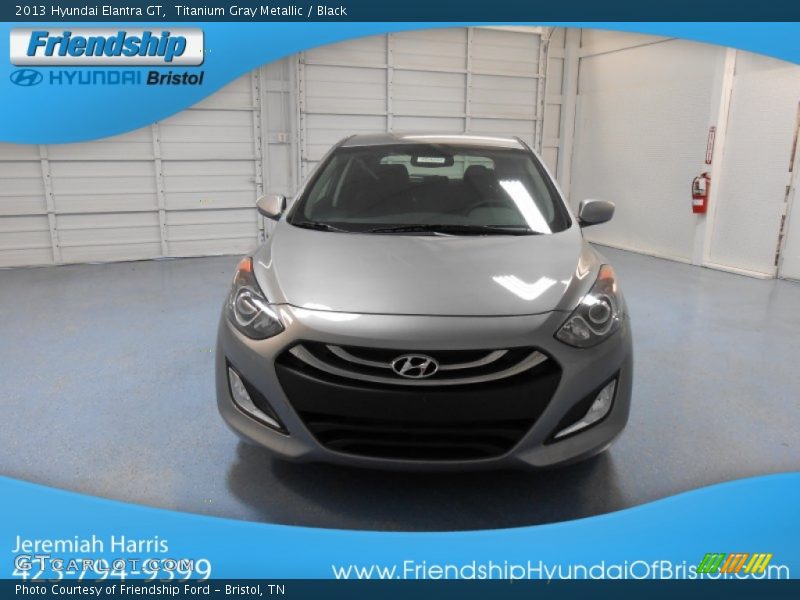 Titanium Gray Metallic / Black 2013 Hyundai Elantra GT