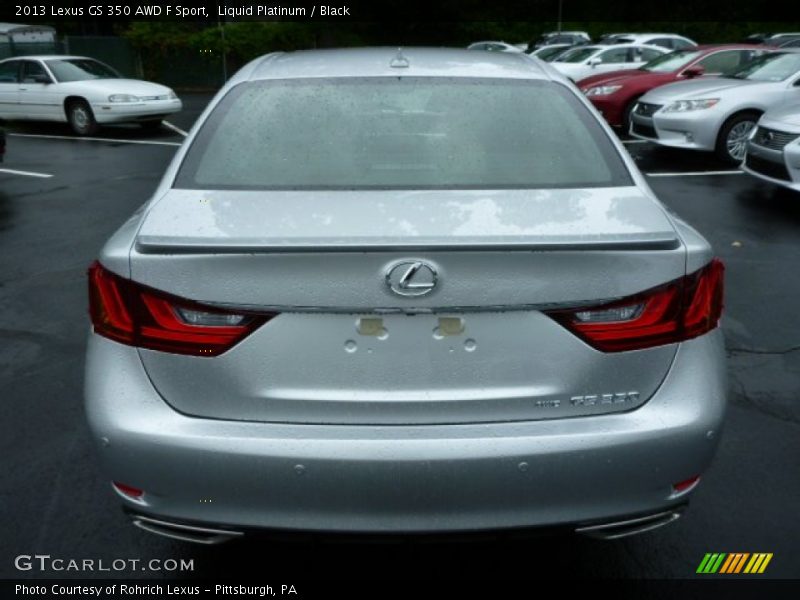 Liquid Platinum / Black 2013 Lexus GS 350 AWD F Sport