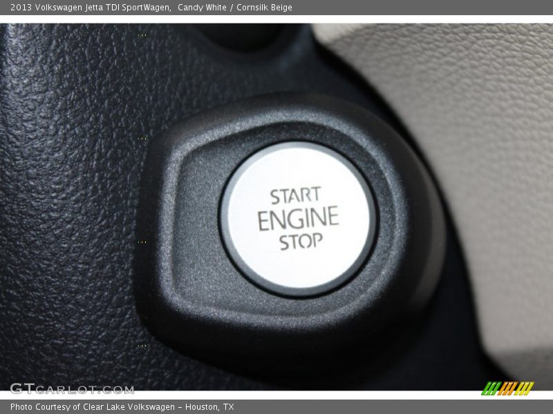 Candy White / Cornsilk Beige 2013 Volkswagen Jetta TDI SportWagen