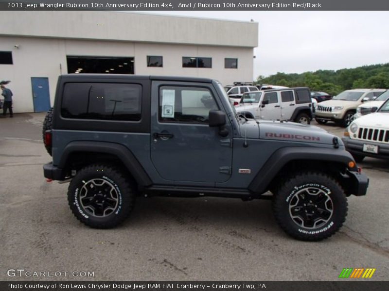  2013 Wrangler Rubicon 10th Anniversary Edition 4x4 Anvil