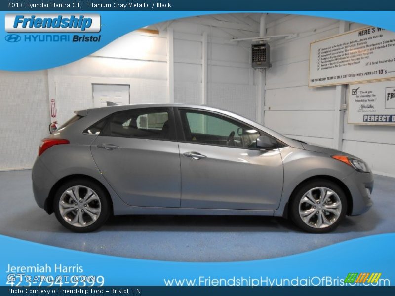 Titanium Gray Metallic / Black 2013 Hyundai Elantra GT