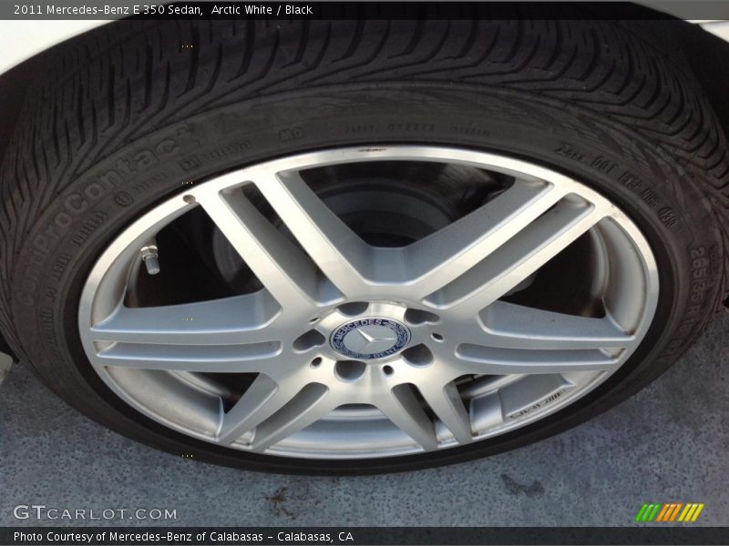 Arctic White / Black 2011 Mercedes-Benz E 350 Sedan