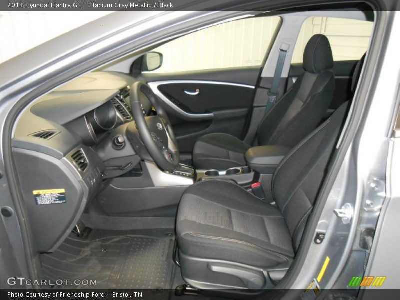 Titanium Gray Metallic / Black 2013 Hyundai Elantra GT