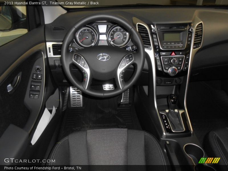 Titanium Gray Metallic / Black 2013 Hyundai Elantra GT