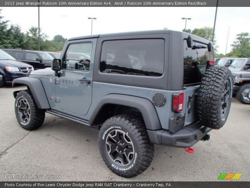  2013 Wrangler Rubicon 10th Anniversary Edition 4x4 Anvil