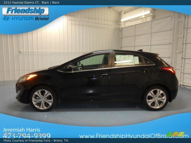 Black / Black 2013 Hyundai Elantra GT