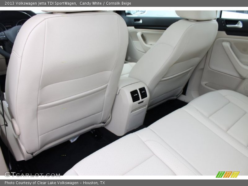 Candy White / Cornsilk Beige 2013 Volkswagen Jetta TDI SportWagen