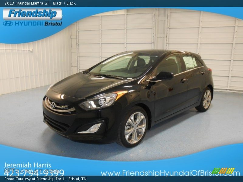 Black / Black 2013 Hyundai Elantra GT