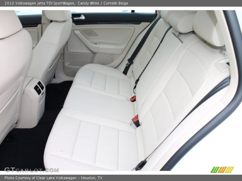 Candy White / Cornsilk Beige 2013 Volkswagen Jetta TDI SportWagen