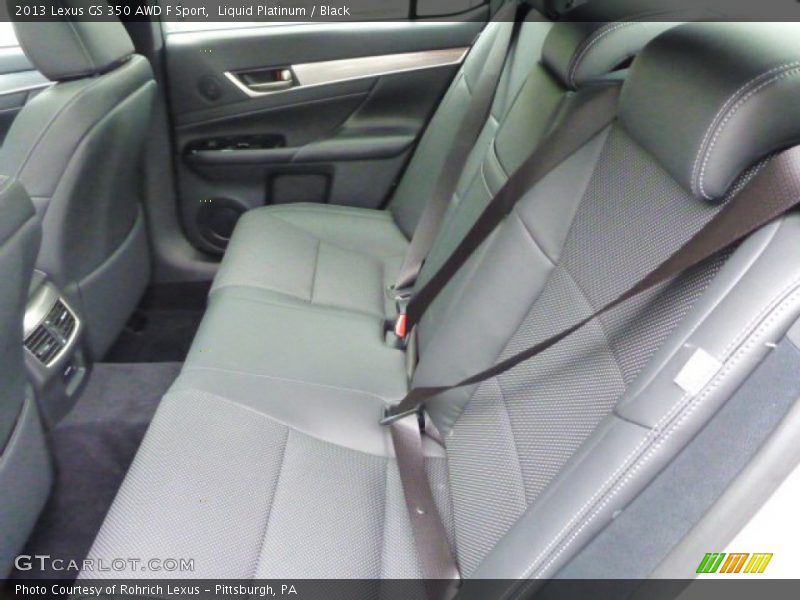 Liquid Platinum / Black 2013 Lexus GS 350 AWD F Sport