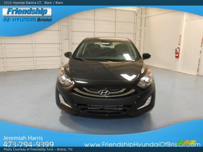 Black / Black 2013 Hyundai Elantra GT