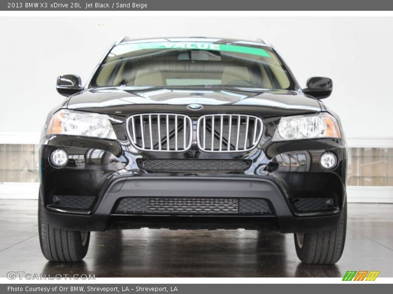 Jet Black / Sand Beige 2013 BMW X3 xDrive 28i