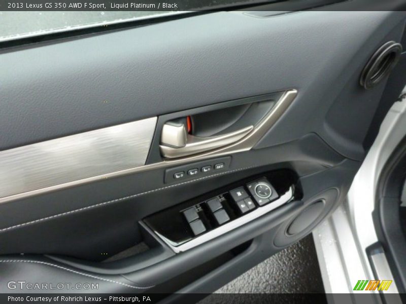 Liquid Platinum / Black 2013 Lexus GS 350 AWD F Sport