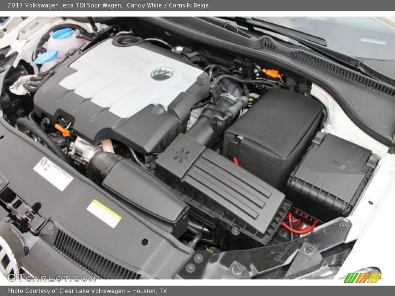 Candy White / Cornsilk Beige 2013 Volkswagen Jetta TDI SportWagen