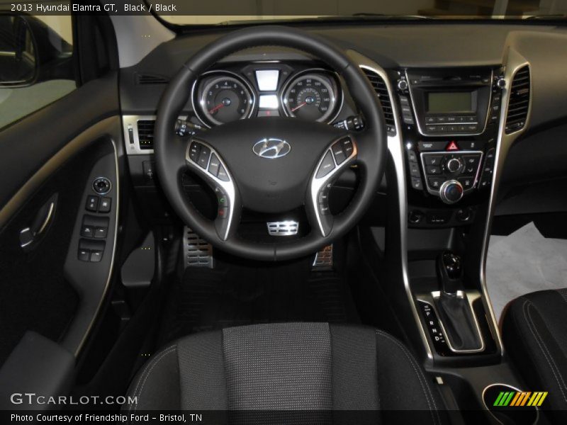 Black / Black 2013 Hyundai Elantra GT