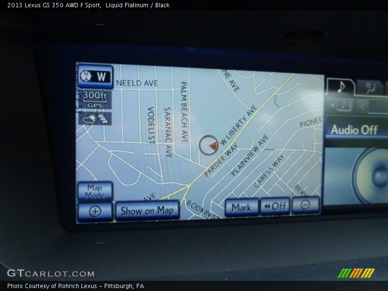 Liquid Platinum / Black 2013 Lexus GS 350 AWD F Sport