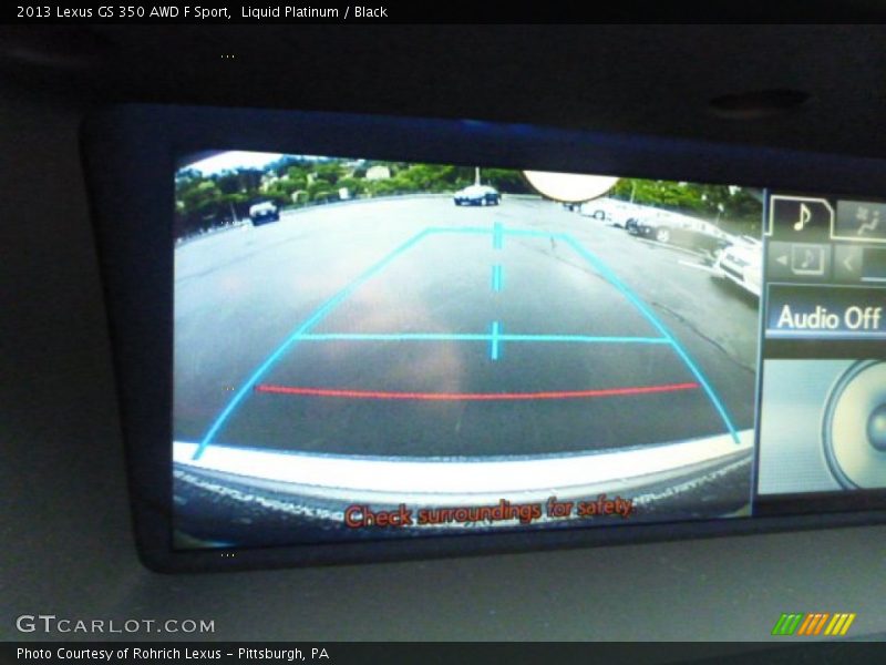 Liquid Platinum / Black 2013 Lexus GS 350 AWD F Sport