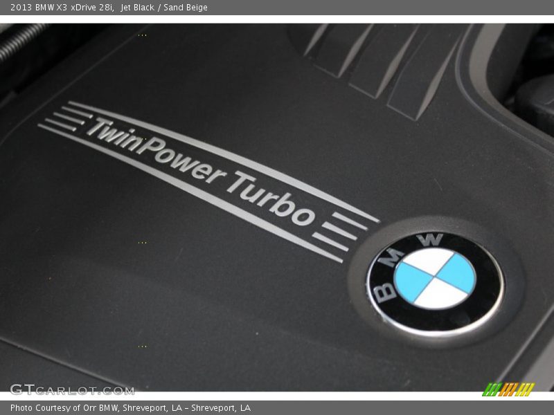 Jet Black / Sand Beige 2013 BMW X3 xDrive 28i