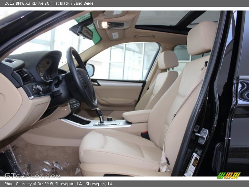 Jet Black / Sand Beige 2013 BMW X3 xDrive 28i