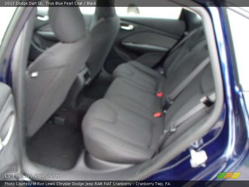 True Blue Pearl Coat / Black 2013 Dodge Dart SE