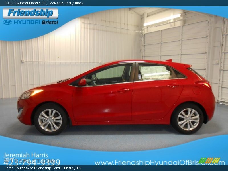 Volcanic Red / Black 2013 Hyundai Elantra GT