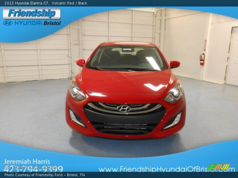 Volcanic Red / Black 2013 Hyundai Elantra GT