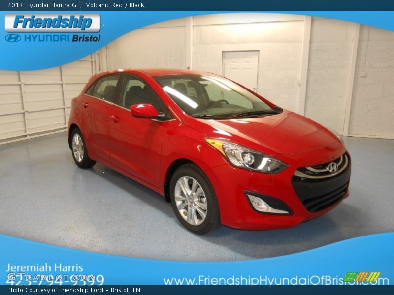 Volcanic Red / Black 2013 Hyundai Elantra GT