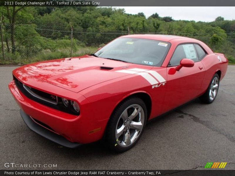 TorRed / Dark Slate Gray 2013 Dodge Challenger R/T