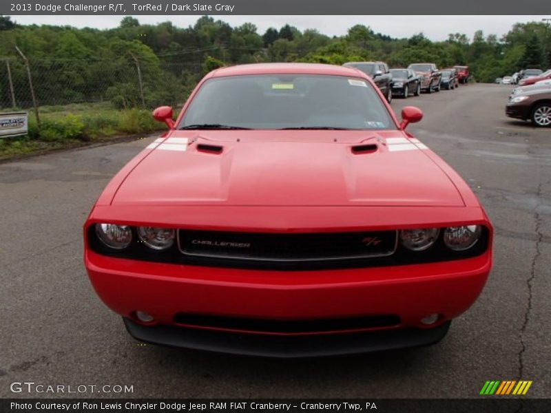 TorRed / Dark Slate Gray 2013 Dodge Challenger R/T